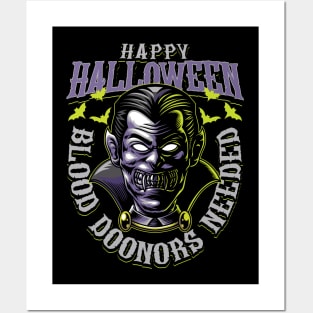 Halloween - Dracula Illustration Posters and Art